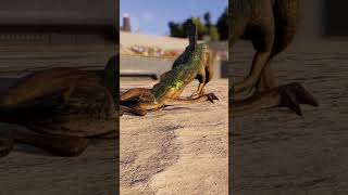 Spinoraptor vs Archaeornithomimus  JWE2 mod [upl. by Annie]