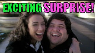 EXCITING SURPRISE Vlogmas day 3 [upl. by Terrej]