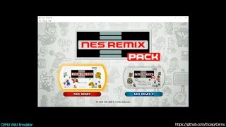 Cemu WiiU Emulator  NES Remix Pack Ingame [upl. by Renata515]