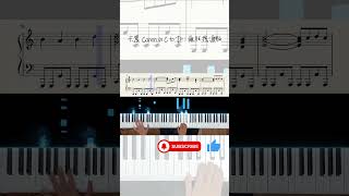 Piano Cover 卡農 Canon in C to D｜瘋狂搖滾版 piano pianomusic pianocover cancon [upl. by Drucie]