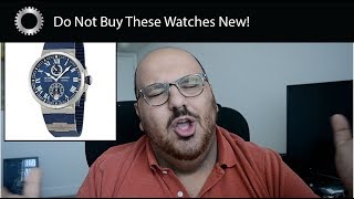 5 Watch Brands That Lose A Lot Of Value   Federico Talks Watches [upl. by Sinaj]