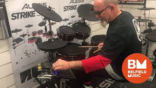 Alesis Strike DemoOverview w TEXAS Tim Root from Alesis  Belfield Music [upl. by Botsford]