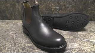 BlundStone 550 customized Chelsea boots repair and resole hand welted storm welt [upl. by Neeloj]