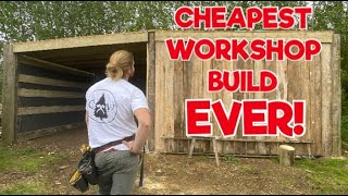 Building a workshoppole barn  Part 2 [upl. by Ainiger]