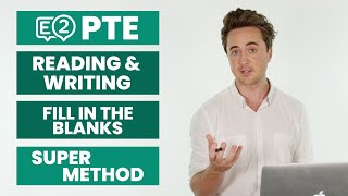 PTE Reading amp Writing Fill in the Blanks  SUPER METHOD [upl. by Camella]