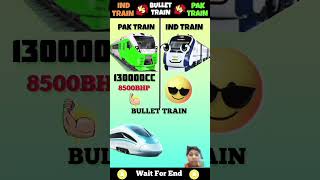 Pakistan train vs India train vs bullet train paktrain train indiantrains trainskill railking [upl. by Minni]