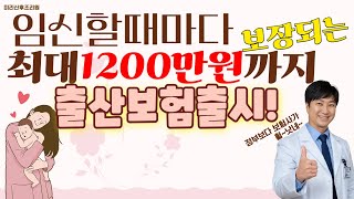 임신할때마다 최대 1200만원 지급되는 임신출산보험출시 정부보다 보험사가 낮네 [upl. by Anneres]