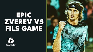 Alexander Zverev vs Arthur Fils Every Point From EPIC Game  Hamburg 2023 Highlights [upl. by Mihcaoj764]