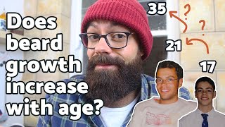 Does beard growth increase with age  The teen and adult beard roadmap [upl. by Baylor985]