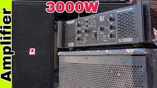 3000w DJ AmplifierReal Audio DJ38 [upl. by Repard80]