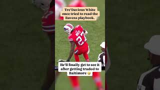 Tre’Davious White once tried to read the Ravens playbook [upl. by Rosenberg103]