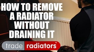 How To Remove A Radiator Without Draining It [upl. by Lonna]