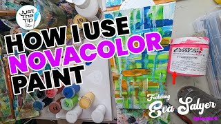 How I use Nova Color Acrylic Paint  Just The Tip Episode 6 [upl. by Peppy381]