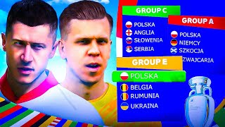 CZY REPREZENTACJA POLSKI WYSZŁABY Z KAŻDEJ GRUPY NA EURO 2024  DODATEK NA EURO 2024 EA FC 24 [upl. by Berthold921]