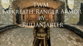 Another Skyrim Mod Review  Falkreath Ranger Armor [upl. by Essirahc]