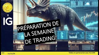 Préparation de la semaine de trading 251124 [upl. by Latsyc555]