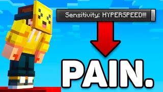 Hive Bedwars but MAX Sensitivity [upl. by Fullerton]