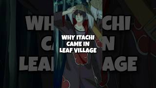 Why Itachi Came In konoha After Death Of 3rd Hokage naruto itachi kakashi sasuke [upl. by Julis95]