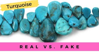 Dont Be Scammed  How to Tell Real Turquoise From Fake Stone  stabilized vs reconstituted [upl. by Retloc534]