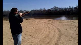 HampR Pardner Protector 12 Gauge Pump Shotgun Shooting [upl. by Nylknarf]