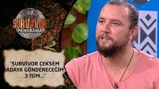 Survivor Panorama 72 Bölüm  İhsan Tarkan Survivor çeksem adaya göndereceğim 3 isim [upl. by Ylla]