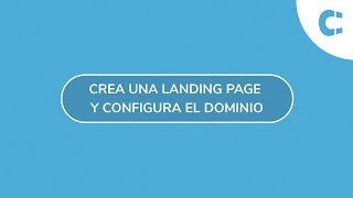 Crea una landing page y configura el dominio [upl. by Gregg]