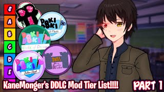 KaneMongers DDLC MOD Tier List  Part 1 [upl. by Leake908]