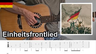 Einheitsfrontlied  fingerstyle guitar TAB [upl. by Bunns]