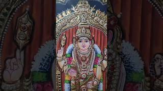 Thiruchendur Murugan 3D Tanjore painting tanjorepainting trichy [upl. by Nisse]