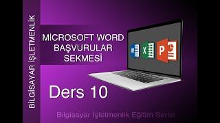 İŞLETMENLİK DERS 10 WORD BAŞVURULAR SEKMESİ  Dipnot ekleme Alıntı ekleme Kaynakça oluşturma [upl. by Pierrepont821]