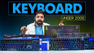 Best Gaming Mechanical Keyboard under 2000 of 2024  Best Gaming keyboards of 2024 [upl. by Anaili]