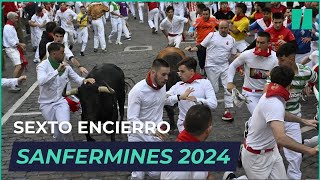 EN DIRECTO Sexto encierro de los Sanfermines 2024  EL HUFFPOST [upl. by Samy]