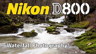 Nikon D800 Landscape Waterfall Photography at Polecat Falls Graysville TN [upl. by Hanikehs]