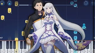 ReZero  Realize Season 2 Opening  Piano Tutorial [upl. by Godfrey]