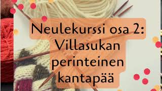 Villasukan perinteinen kantapää a’la Kaapelimaista [upl. by Dnalrah]