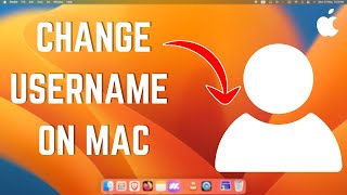 Change Username in Mac  Easy Settings for MacBook Air Pro Pro Max MacOS iMac [upl. by Oniskey707]