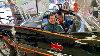 Alison Martino’s report from Barris Kustom Cars with special guest Burt Ward of “Batman” ☎️ 🦇 [upl. by Rodd675]