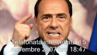 Berlusconi Intercettazioni telefoniche [upl. by Noyr]