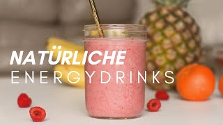 NATÜRLICHE ENERGY DRINKS 2 REZEPTE  Stoffwechsel amp Kreislauf Anti  Müdigkeit   Antioxidantien [upl. by Annmarie]