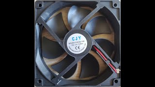 CJY Chaojingyin Electronic Ltd 120mm 2pin Fan Review Pt 1 [upl. by Esnahc]