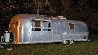 Airstream Camper 1972 project Airstream Camper on the homestead  an update on the project [upl. by Alik491]