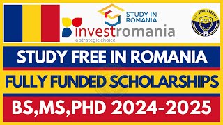 Romania Scholarships 20242025  Romanian ARICE Fully Funded Scholarships for Bachelors MastersPhD [upl. by Creight906]