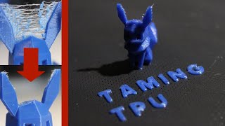 How to improve printing TPU on Ender 3 V2 and other Bowden Printers  reduce or remove stringing [upl. by Artep591]