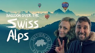 This is why HOT AIR BALLOON over the SWISS ALPS is so famous [upl. by Adnawot]