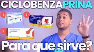 CICLOBENZAPRINA PARA QUE SIRVE  3 COSAS  MEDICAMENTOS [upl. by Beverlie626]