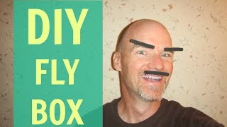 DIY FLY BOX  Learn how to make a fly box for free [upl. by Hally794]