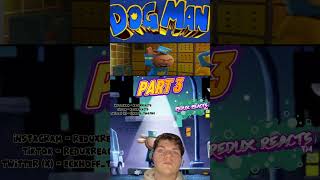 DOG MAN  Official TrailerReaction Part 3 shorts dogman funny cartoon [upl. by Eberly]