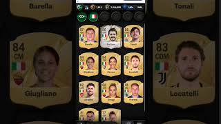 Das beste Italien🇮🇹 Team in Madfut 25 automobile phonk worldcup fifaworldcup anime [upl. by Berkin]