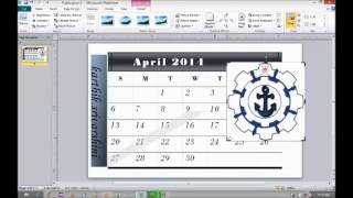 How to use Calendars in Microsoft Publisher 2010 Wallet Size [upl. by Rusty]