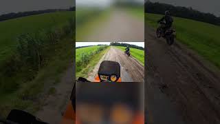 Fun little offroad battle with the homie Spoiler i normally lose🤭  KTM 950 Adventure S [upl. by Tandy]